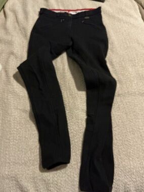 Horse Brand Women's Black Stretch equestrian breeches /Leggings Pant.  USA XXS